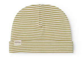 Aiko Modal Fine Rib Olive Stripe