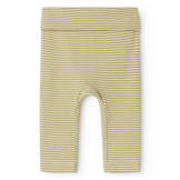 Piva Modal Fine Rib Olive Stripe