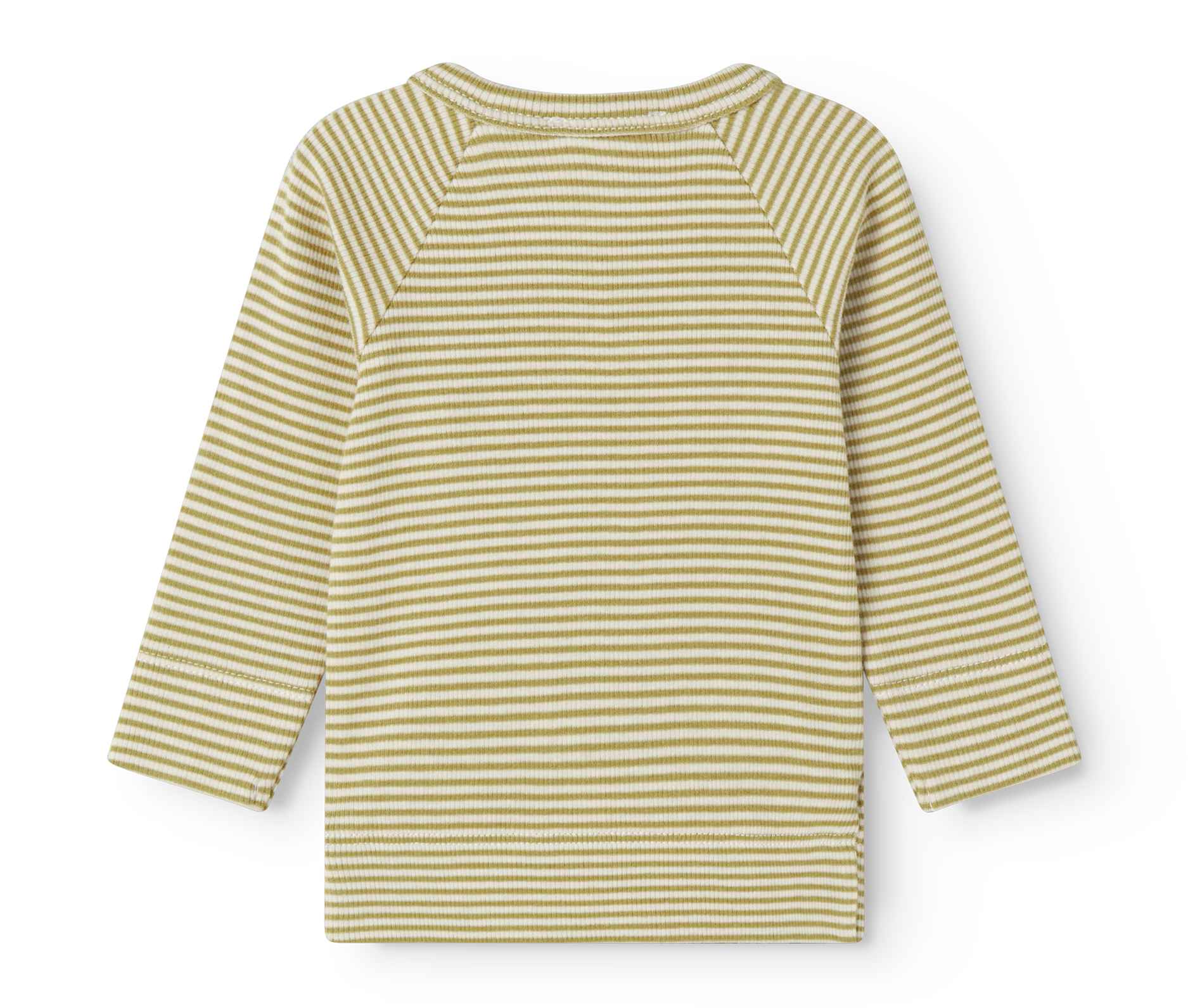 Tina Modal Fine Rib Olive Stripe