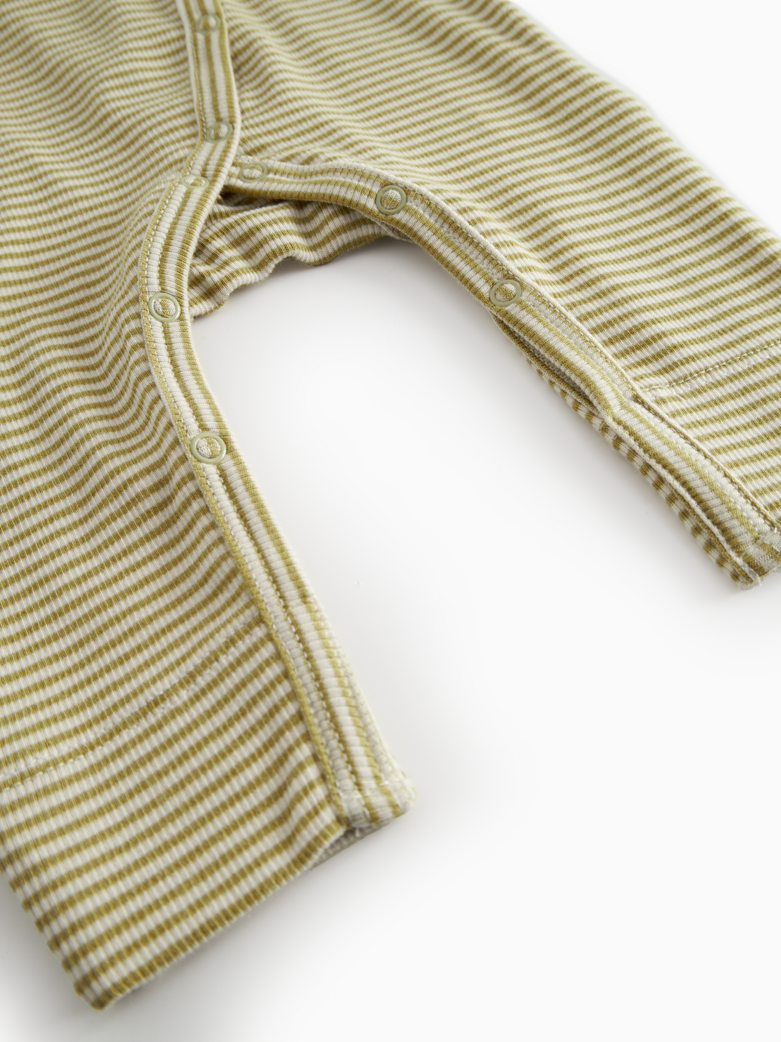 Rikke Modal Fine Rib Olive Stripe