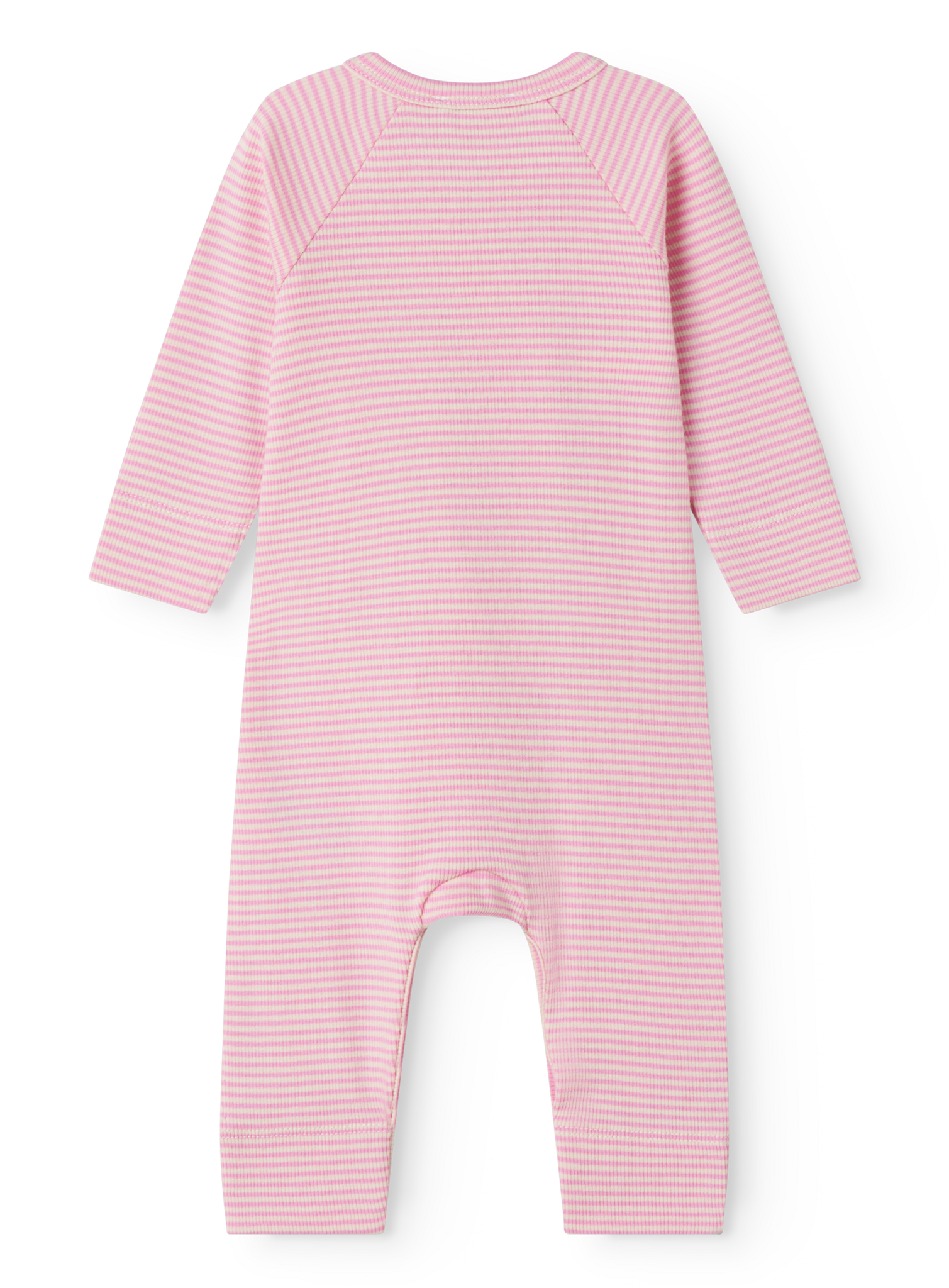 Rikke Modal Fine Rib Pink Stripe