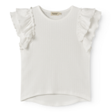 Tavora Frill Modal Pointelle Gentle White SS26