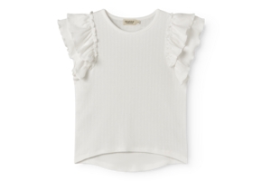 Tavora Frill Modal Pointelle Gentle White SS26