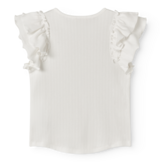 Tavora Frill Modal Pointelle Gentle White SS26