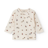 Tuti Wrap LS Modal Smooth Print Trains