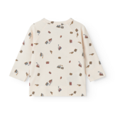 Tuti Wrap LS Modal Smooth Print Trains