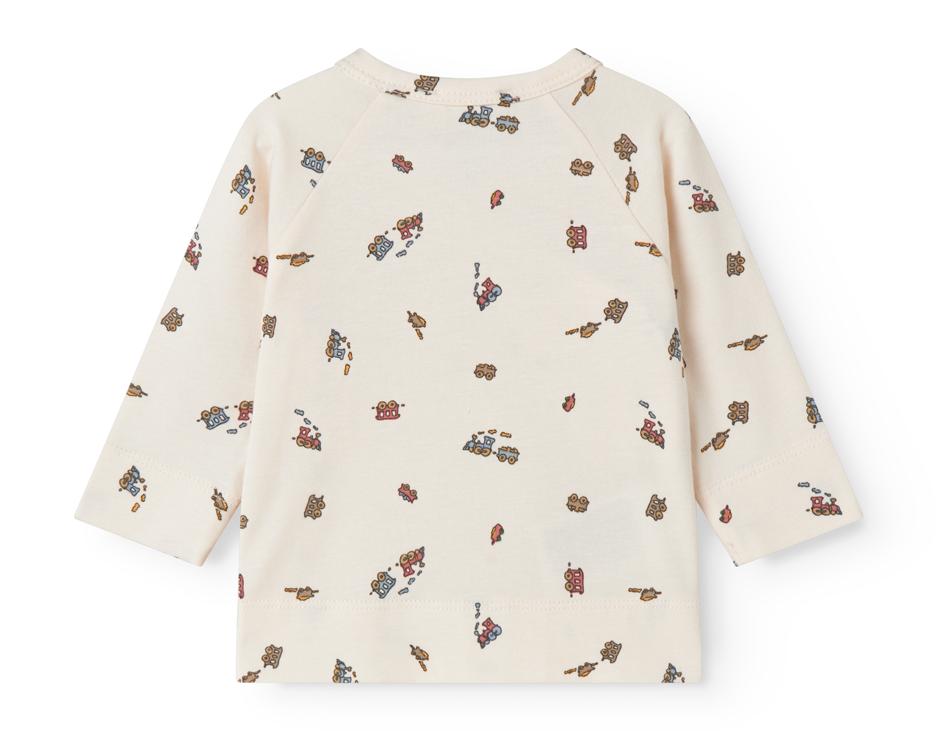 Tuti Wrap LS Modal Smooth Print Trains