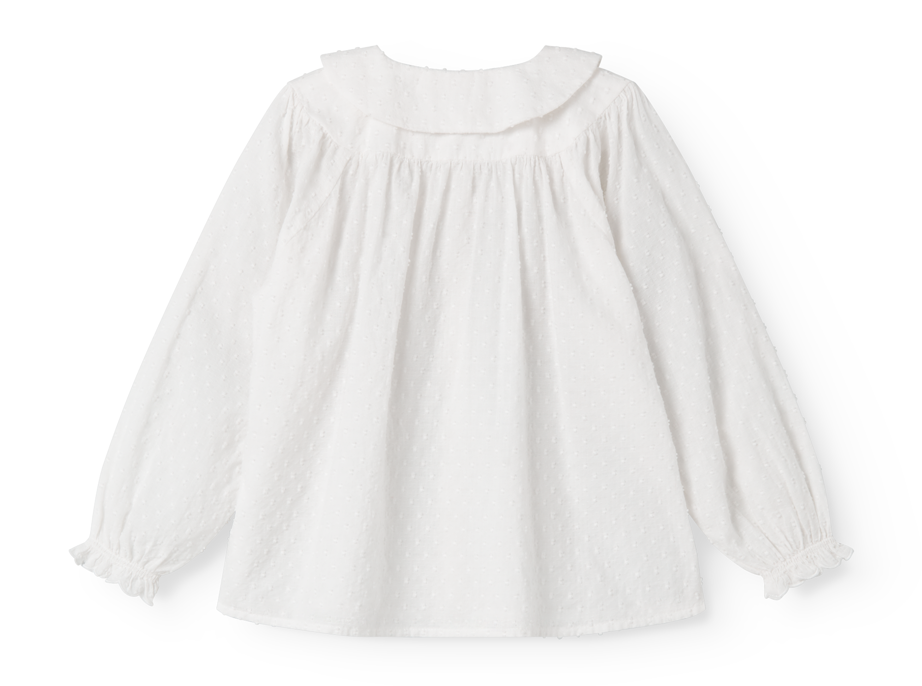 Trissy Fine Dobby White