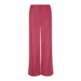 Pants Djamilla Coral pink/burgundy