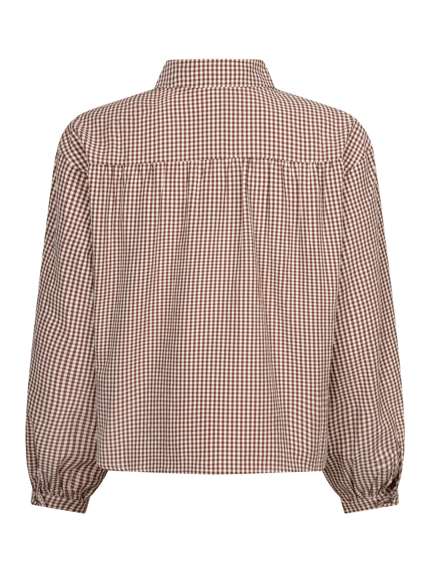 Blouse Brenda Brown check