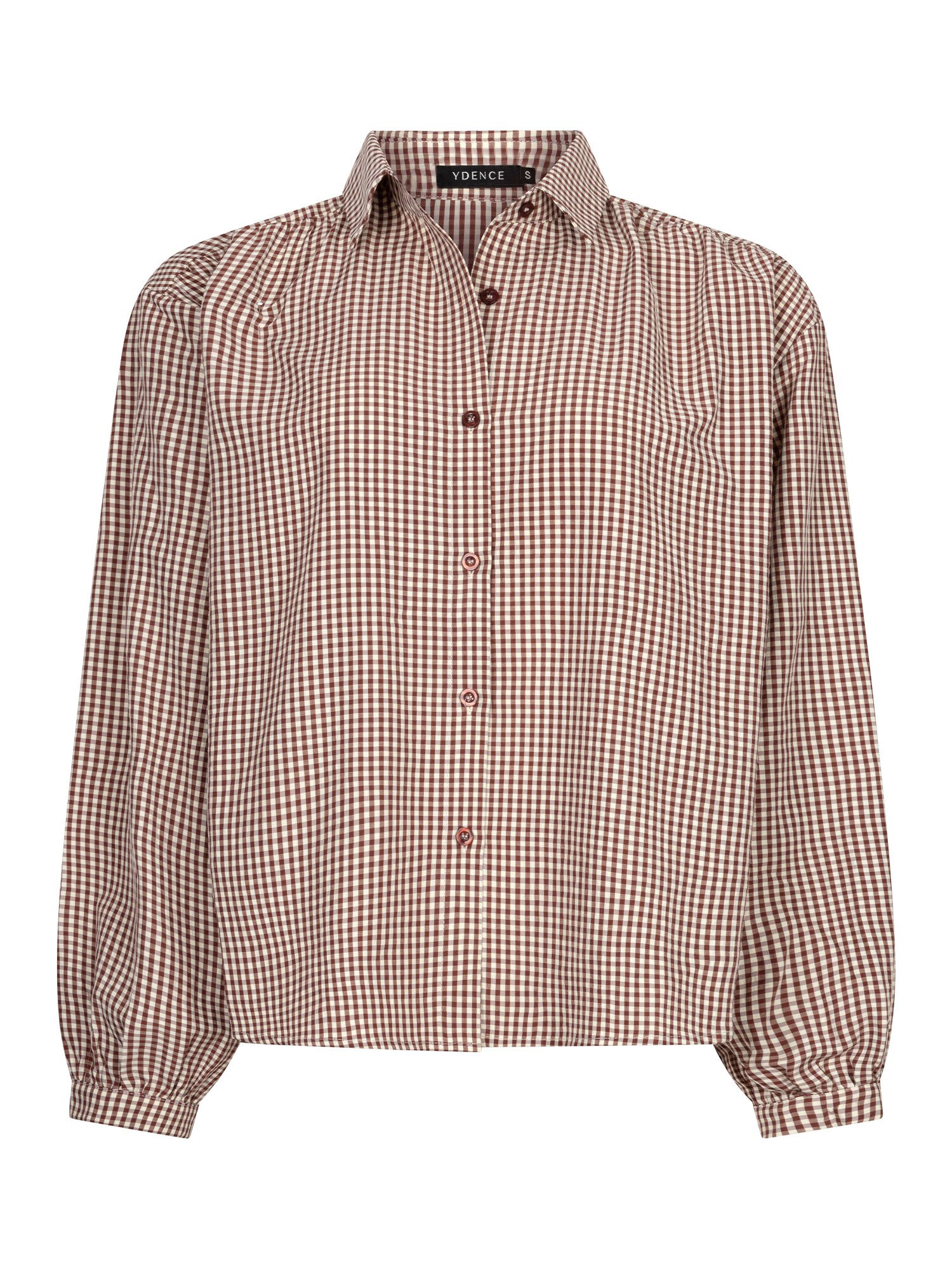 Blouse Brenda Brown check