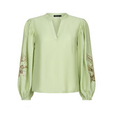 Blouse Rose Soft green