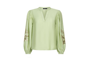 Blouse Rose Soft green