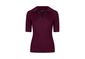 Knitted top Wies Burgundy