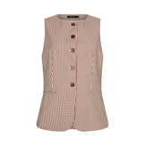 Gilet Jette Brown check