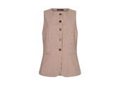 Gilet Jette Brown check