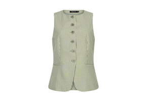 Gilet Jette Green check