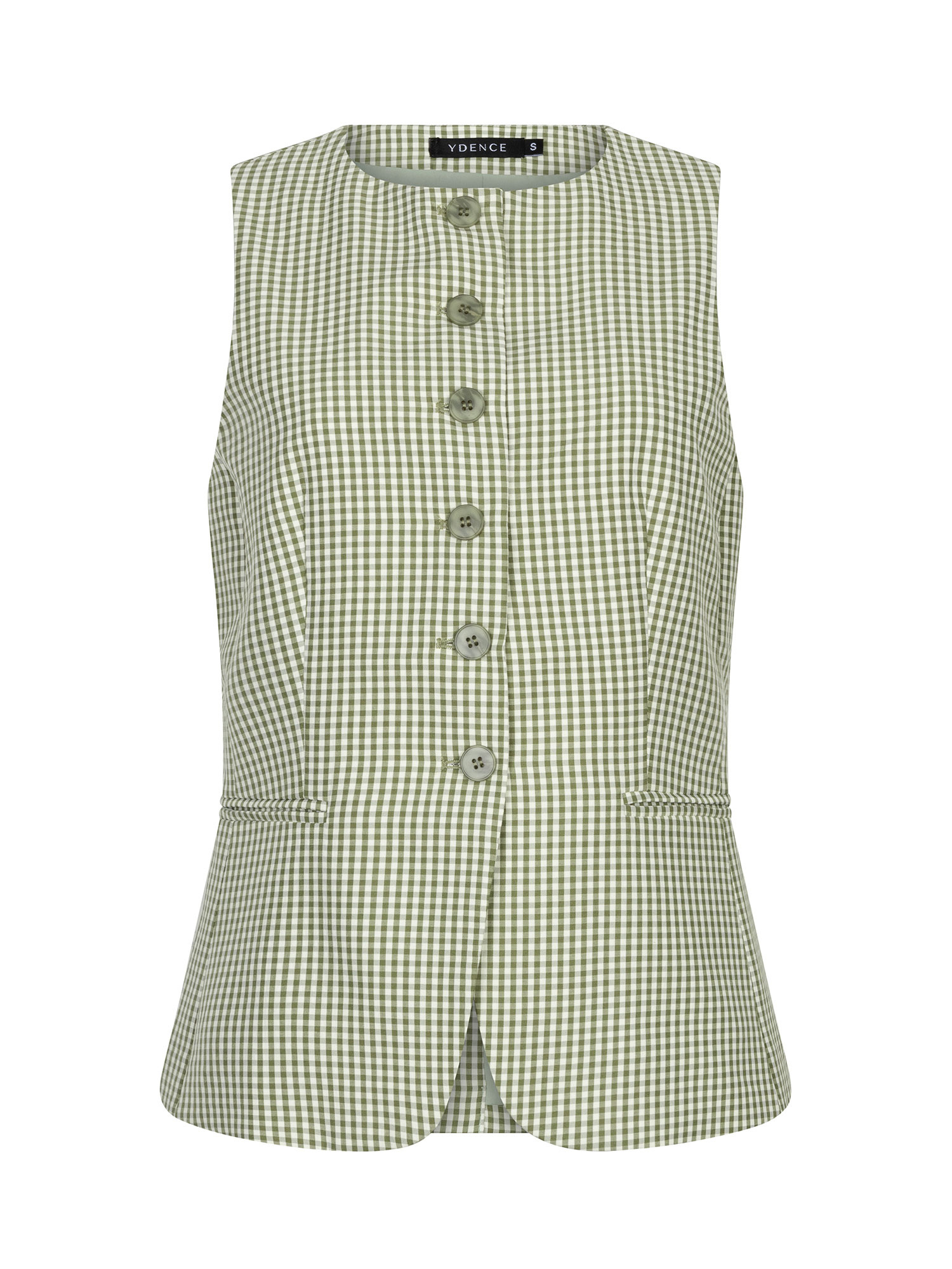 Gilet Jette Green check