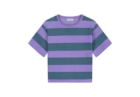 Striped Towel T-Shirt Teal
