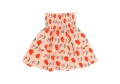 Elle Skirt Bird Aop Peach Orange