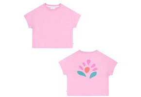 Livia T-Shirt Lt Fuchsia Pink
