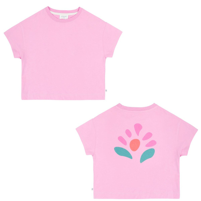 Livia T-Shirt Lt Fuchsia Pink