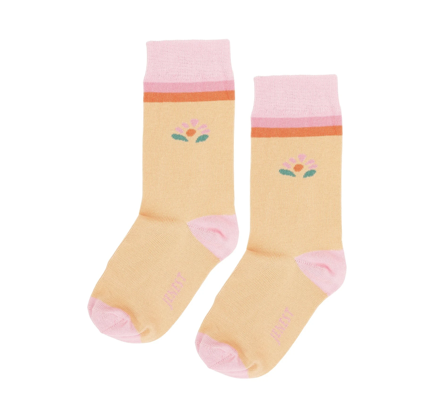 FANCY SNEACKER SOCKS  PEACH ORANGE