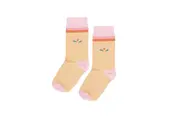 Flower Socks Peach Orange