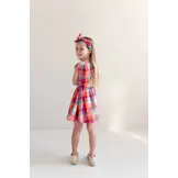 Kiki Dress Fuschsia Multi Check