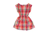 Kiki Dress Fuschsia Multi Check