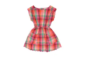 Kiki Dress Fuschsia Multi Check