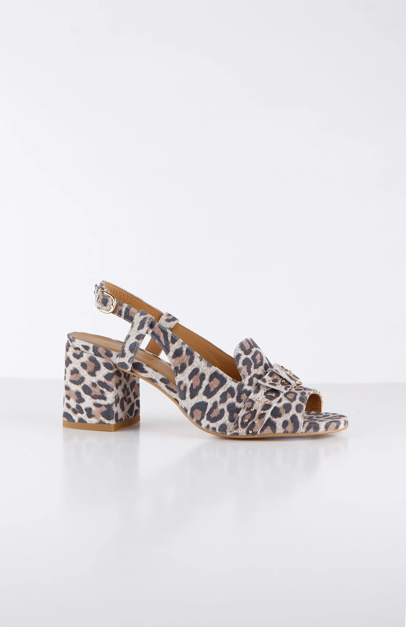 Boire Leopard Suede Sand
