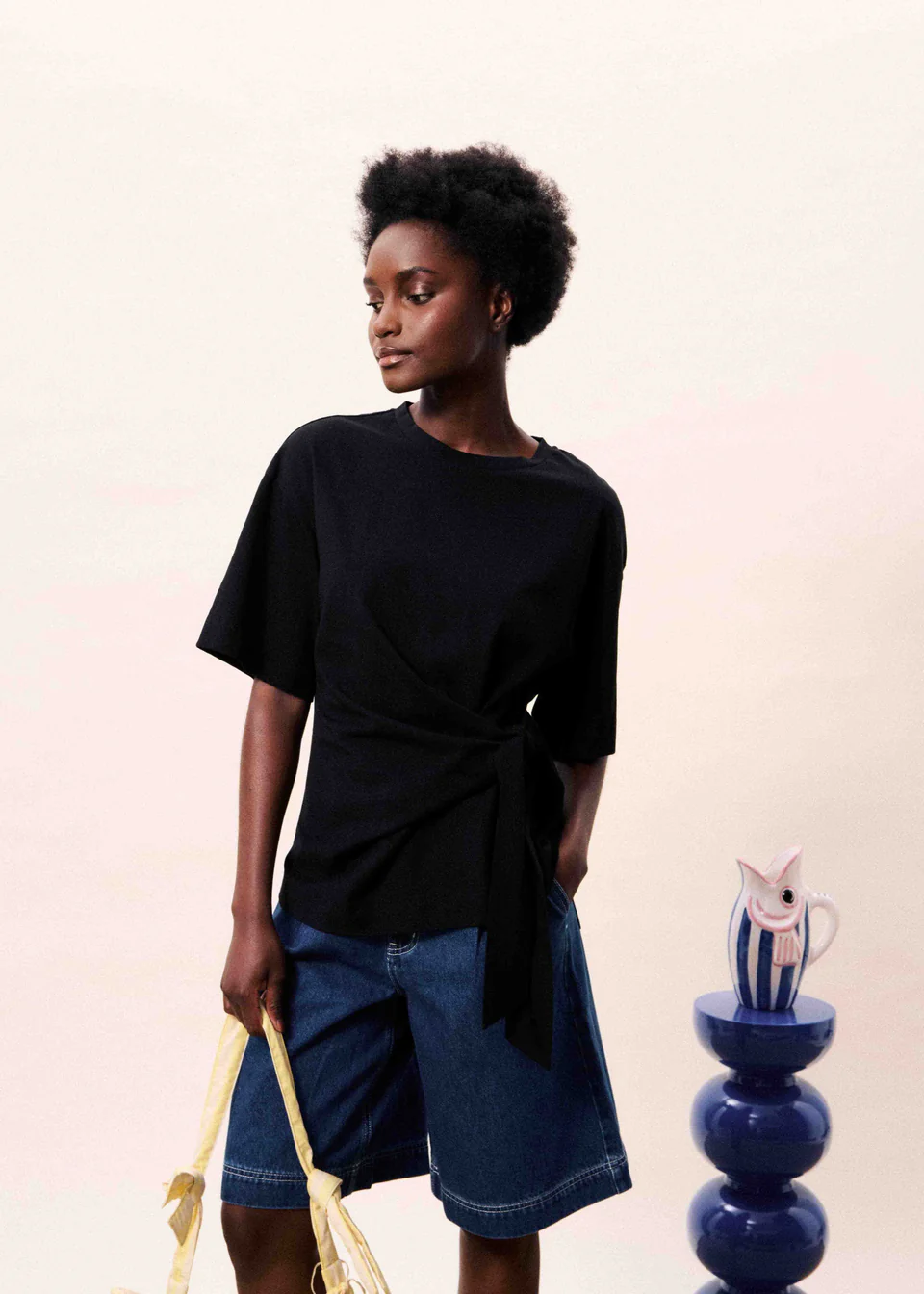 Frnch  Top Iseora  Noir Zwart