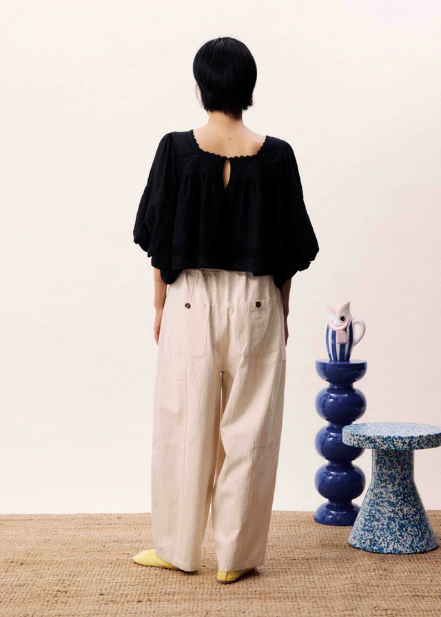 Frnch Fluvia Top Noir