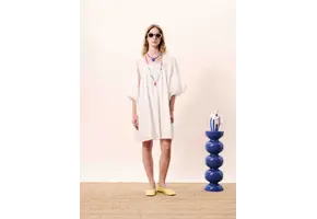 French Lorelei Robe Creme