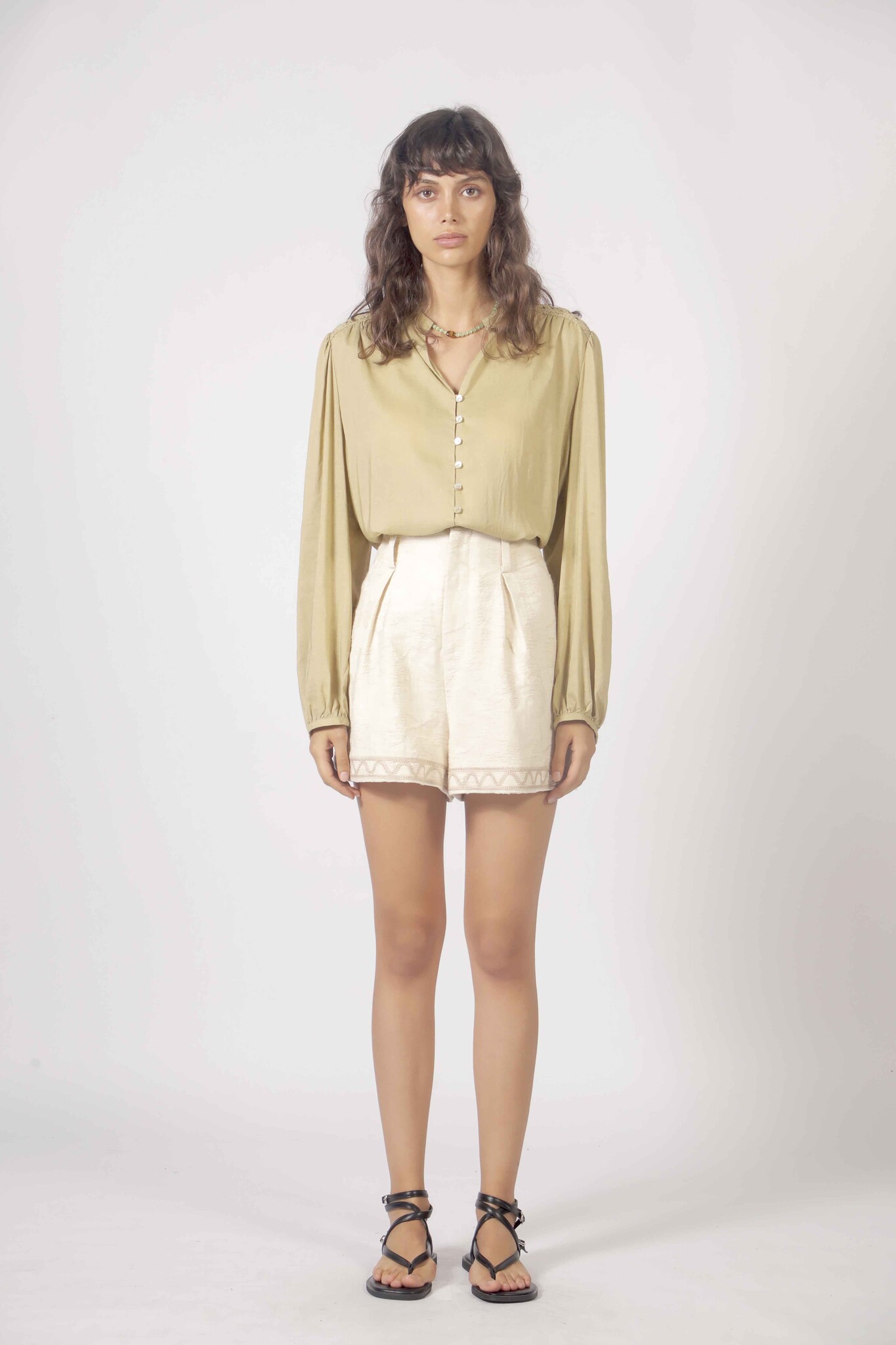 The Korner Blouse Beige