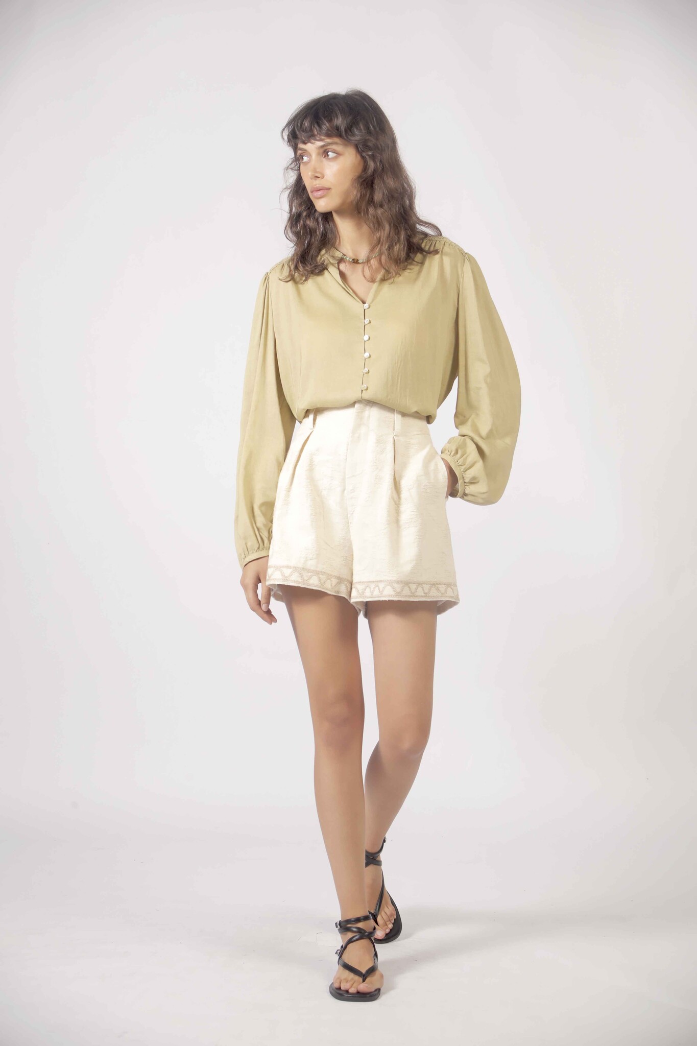 The Korner Blouse Beige