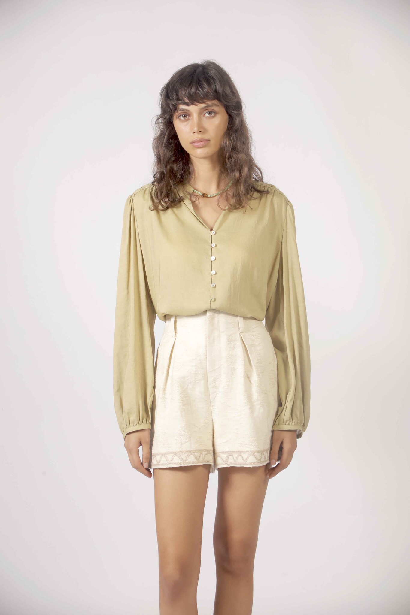 The Korner Blouse Beige