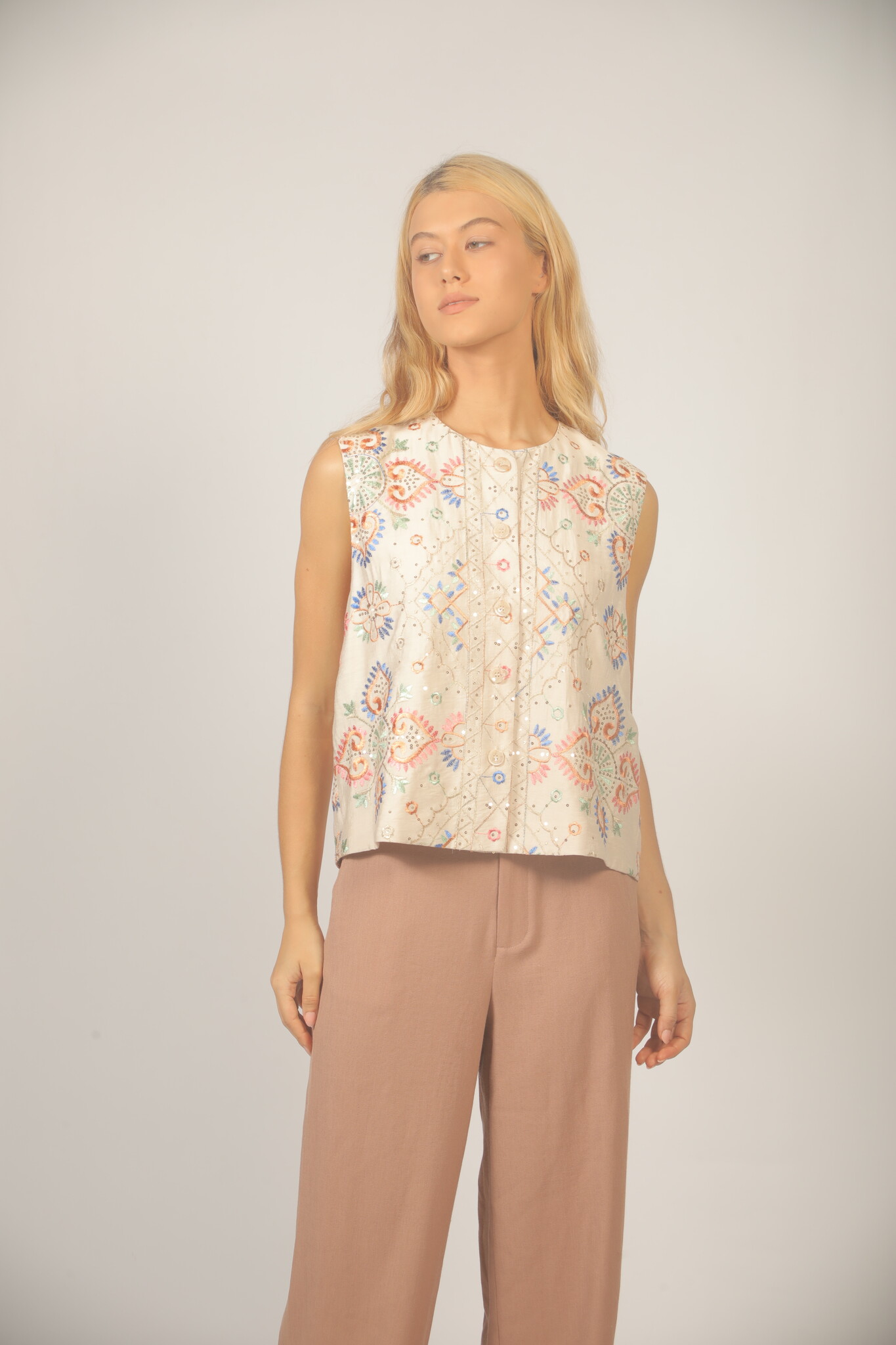 See U Soon Gilet beige