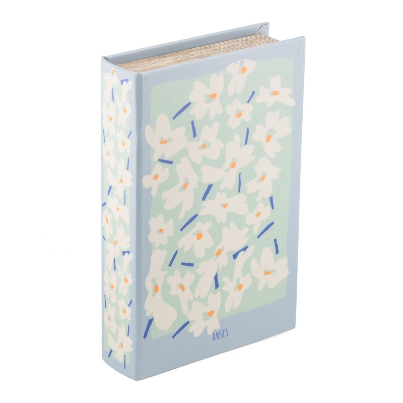 Opbergboek Koffietafel daisies 24x16cm