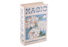 Opbergboek Koffietafel Flowers 27x18cm