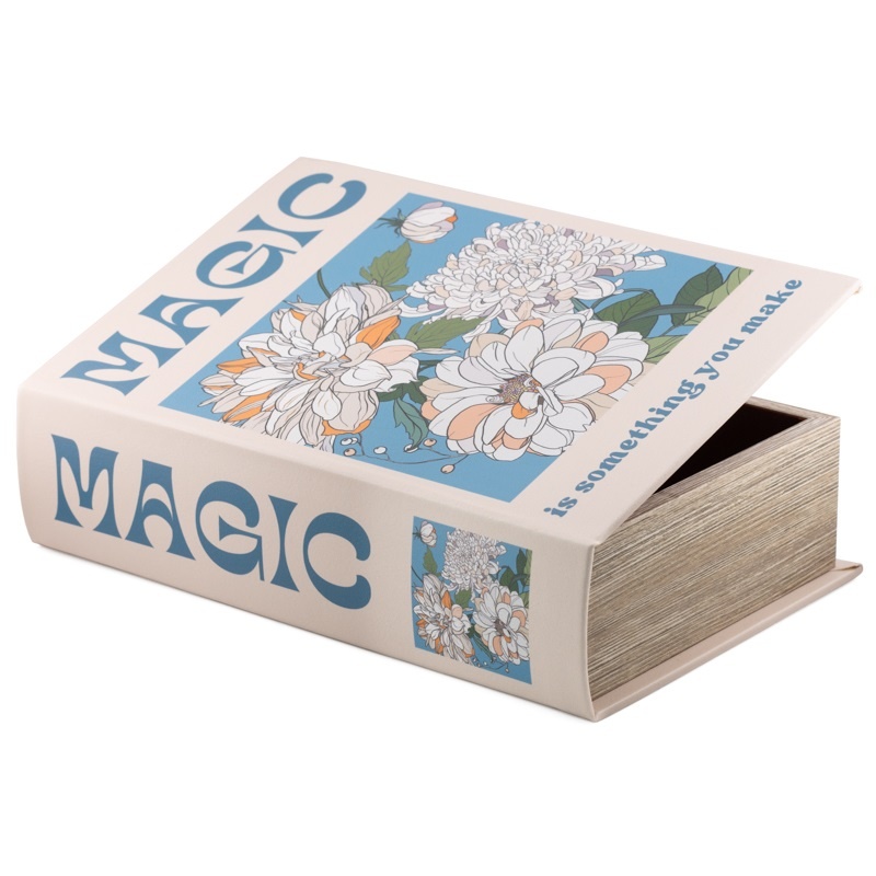 Opbergboek Koffietafel Flowers 27x18cm