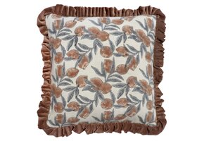 Kussen Fruits Met Roezels Oranje 40x60cm