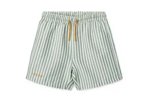 Duke Stripe Board Shorts Stripe Peppermint / Crisp white
