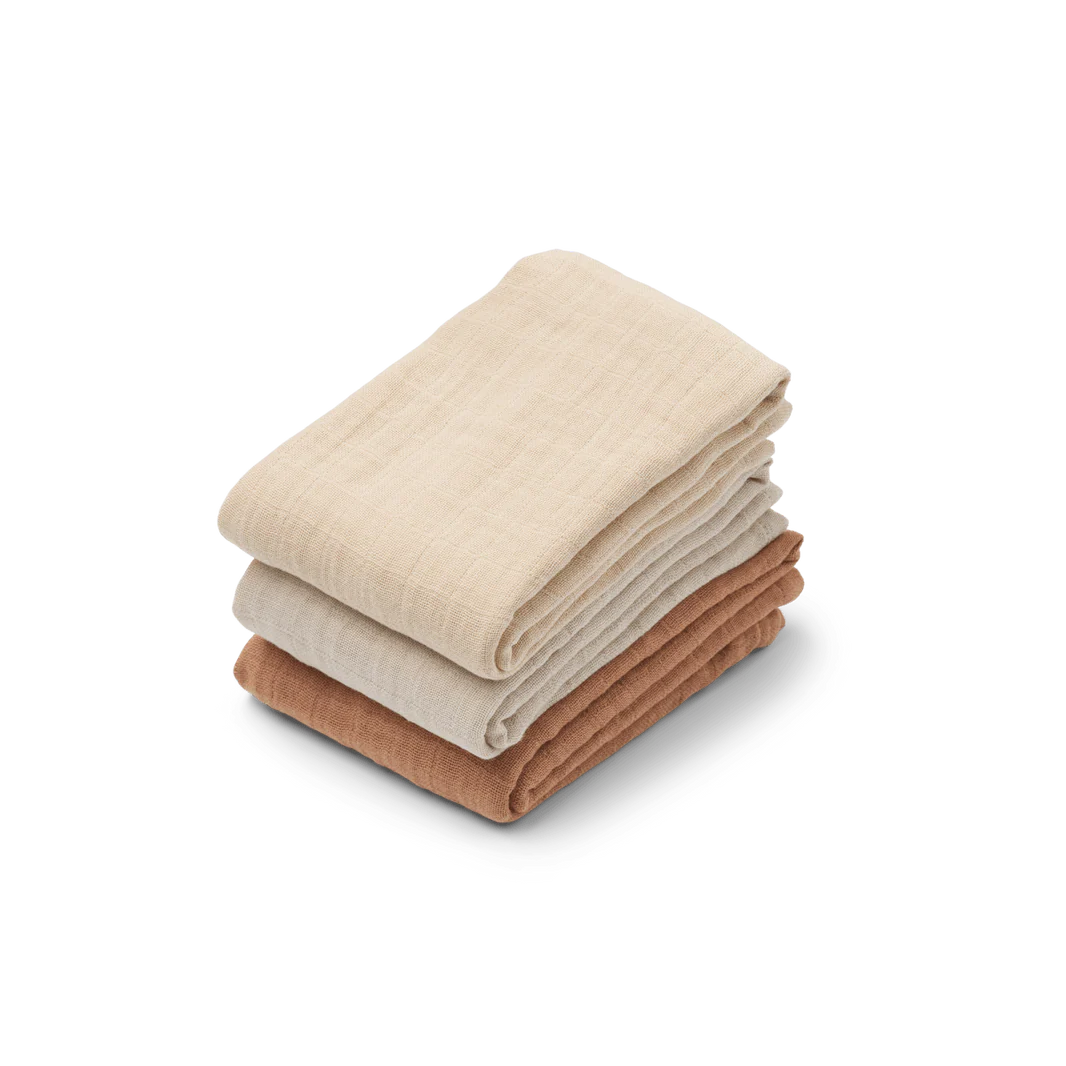 Lewis Muslin Cloth 3-Pack Tuscany rose mix