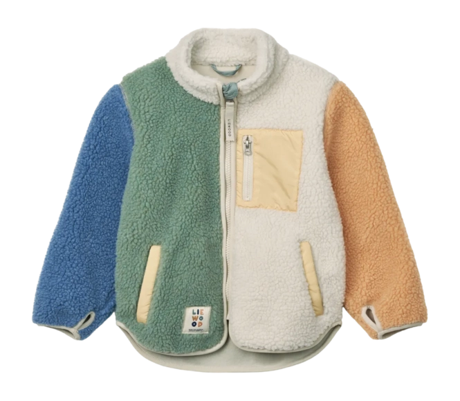 Nolan Pile Jacket Peppermint multi mix