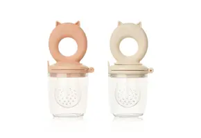 Miranda Cat Shape Food Feeder 2-Pack Tuscany rose / Apple blossom