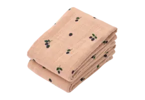 Lewis Muslin Cloth 2-Pack Mini Berry / Pale tuscany