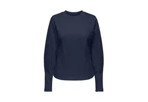 JDY Creame L/s Waisted Top Black Iris