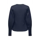 JDY Creame L/s Waisted Top Black Iris